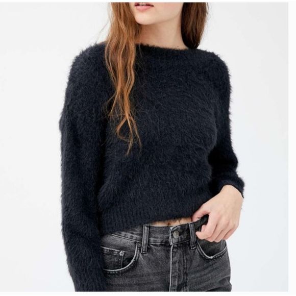 UO Elsa Fuzzy Surplice-back Sweater-SM & Lrg -NWOT - Picture 7 of 7